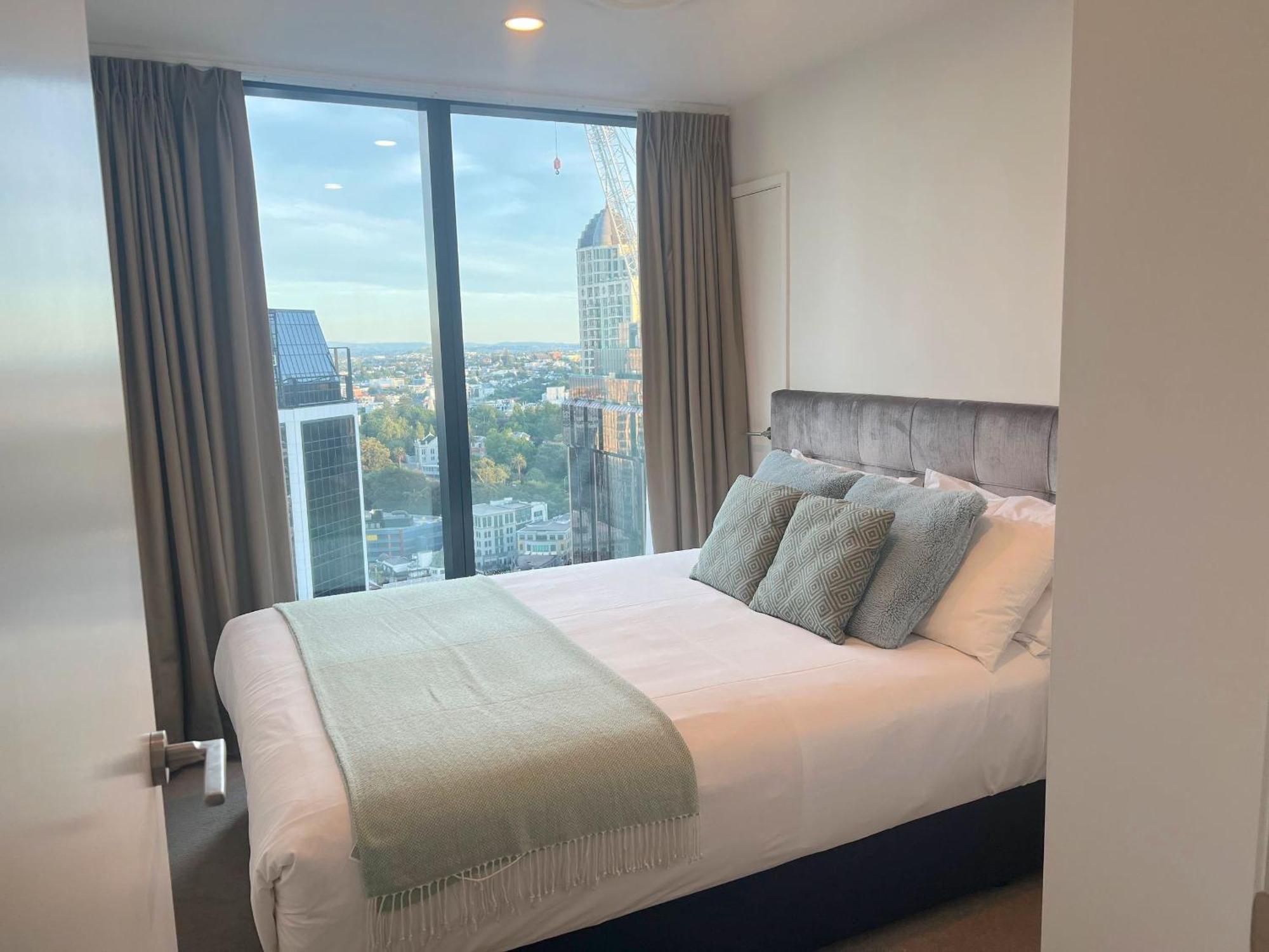 Gorgeous Seaview 2 Bedroom Apartment In Auckland Cbd Exteriör bild