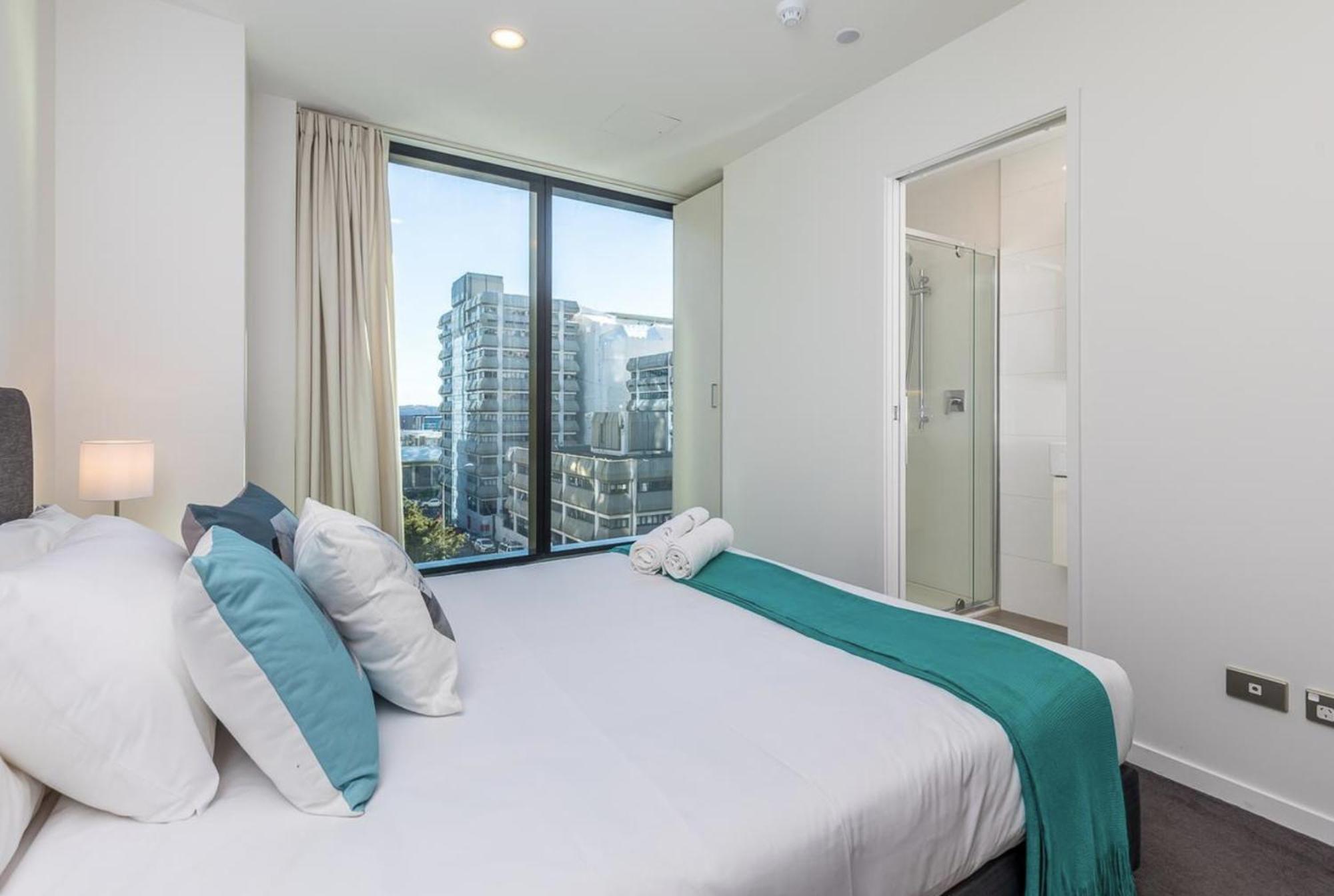 Gorgeous Seaview 2 Bedroom Apartment In Auckland Cbd Exteriör bild