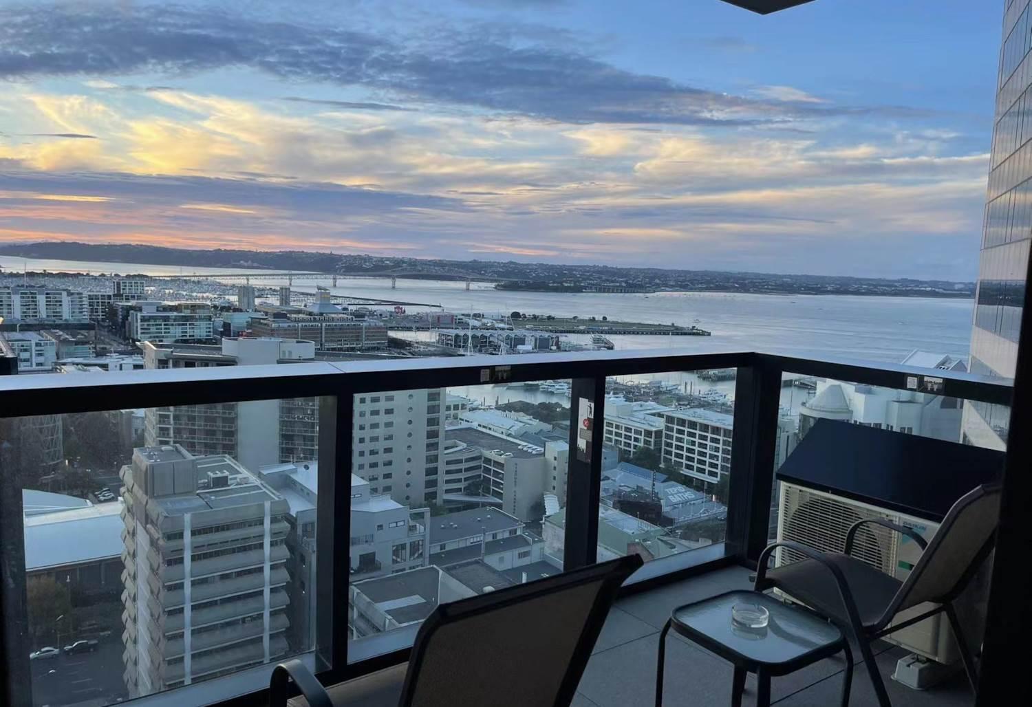 Gorgeous Seaview 2 Bedroom Apartment In Auckland Cbd Exteriör bild