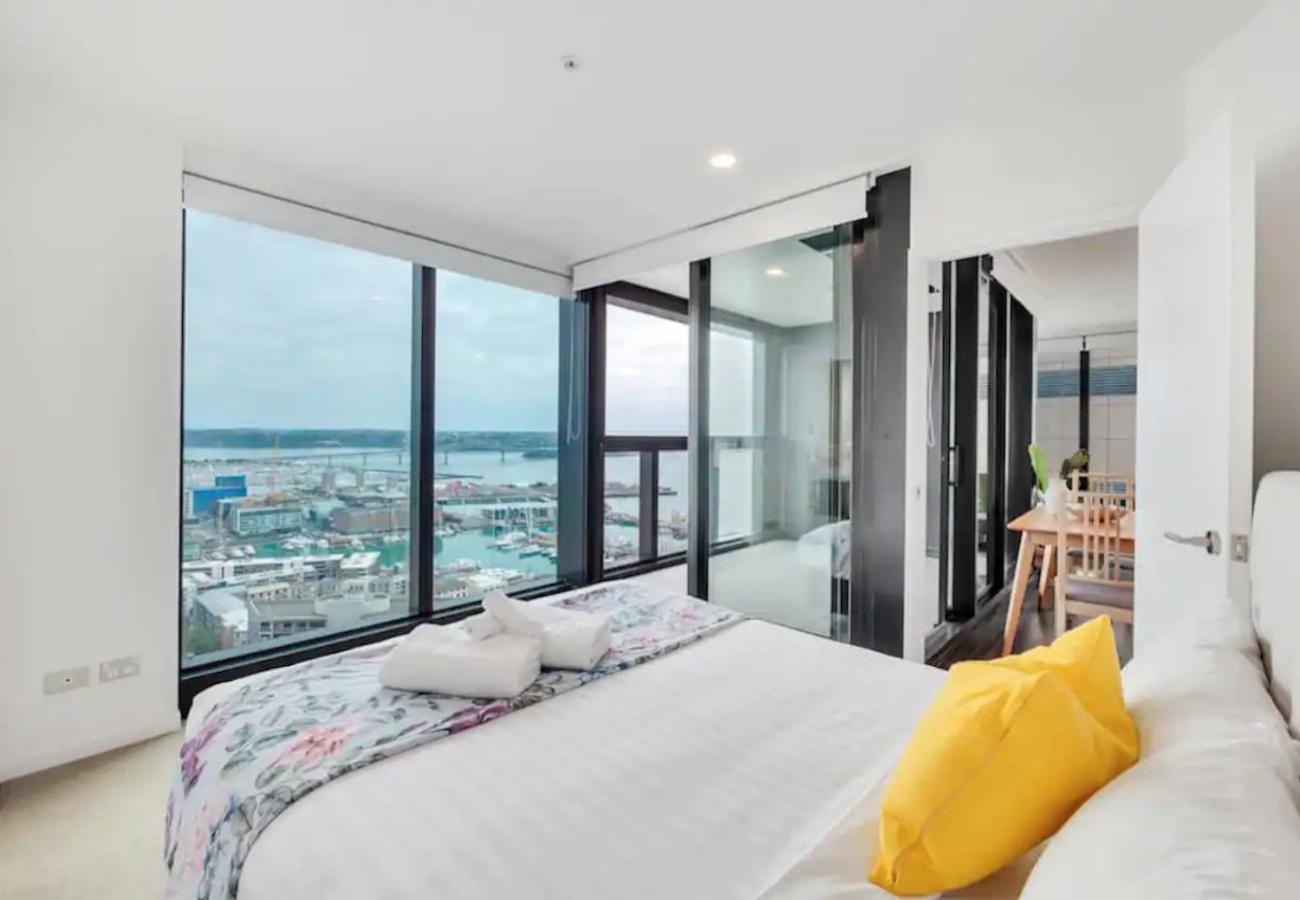 Gorgeous Seaview 2 Bedroom Apartment In Auckland Cbd Exteriör bild
