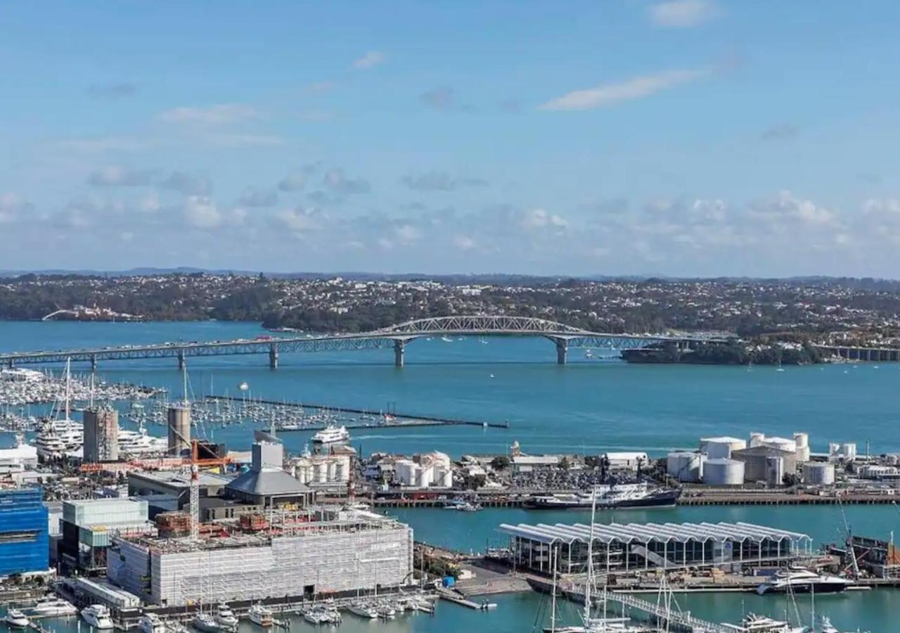 Gorgeous Seaview 2 Bedroom Apartment In Auckland Cbd Exteriör bild