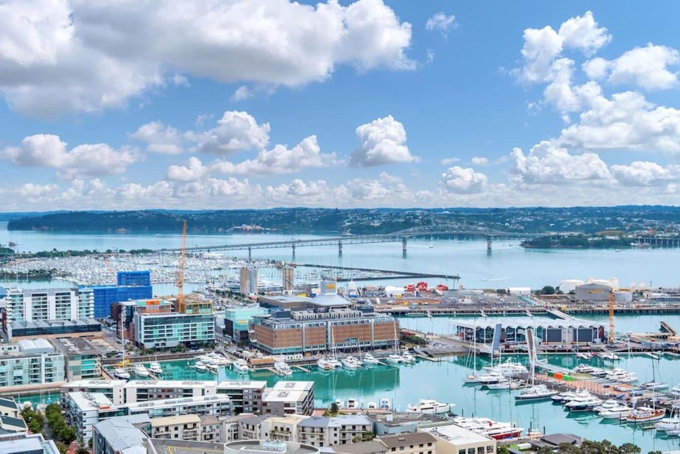 Gorgeous Seaview 2 Bedroom Apartment In Auckland Cbd Exteriör bild